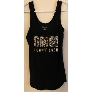 NEW Graphic Gold Tank Top